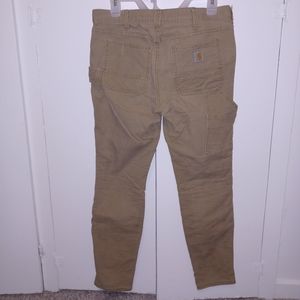 Carhartt double knee pants, 6, khaki